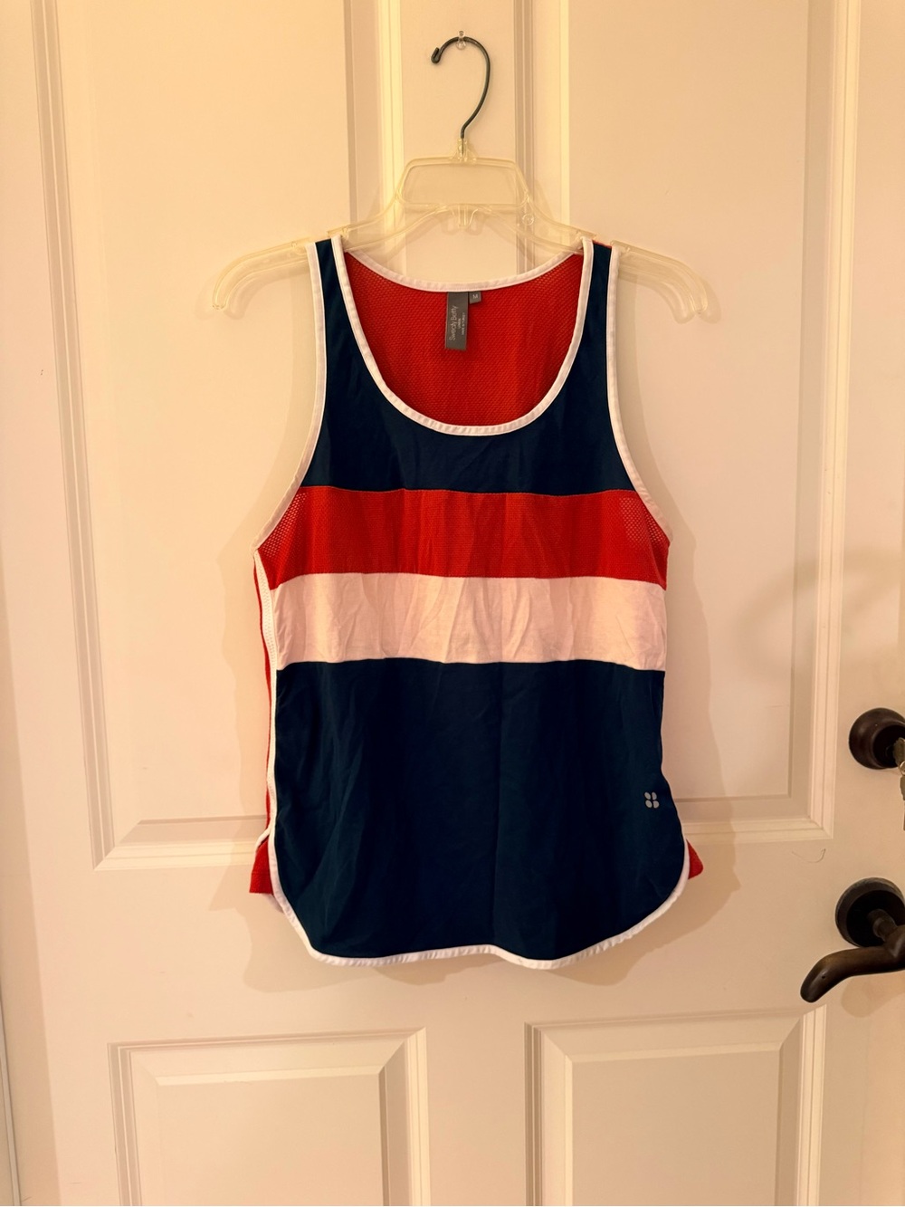 Sweaty Betty mesh panel tank